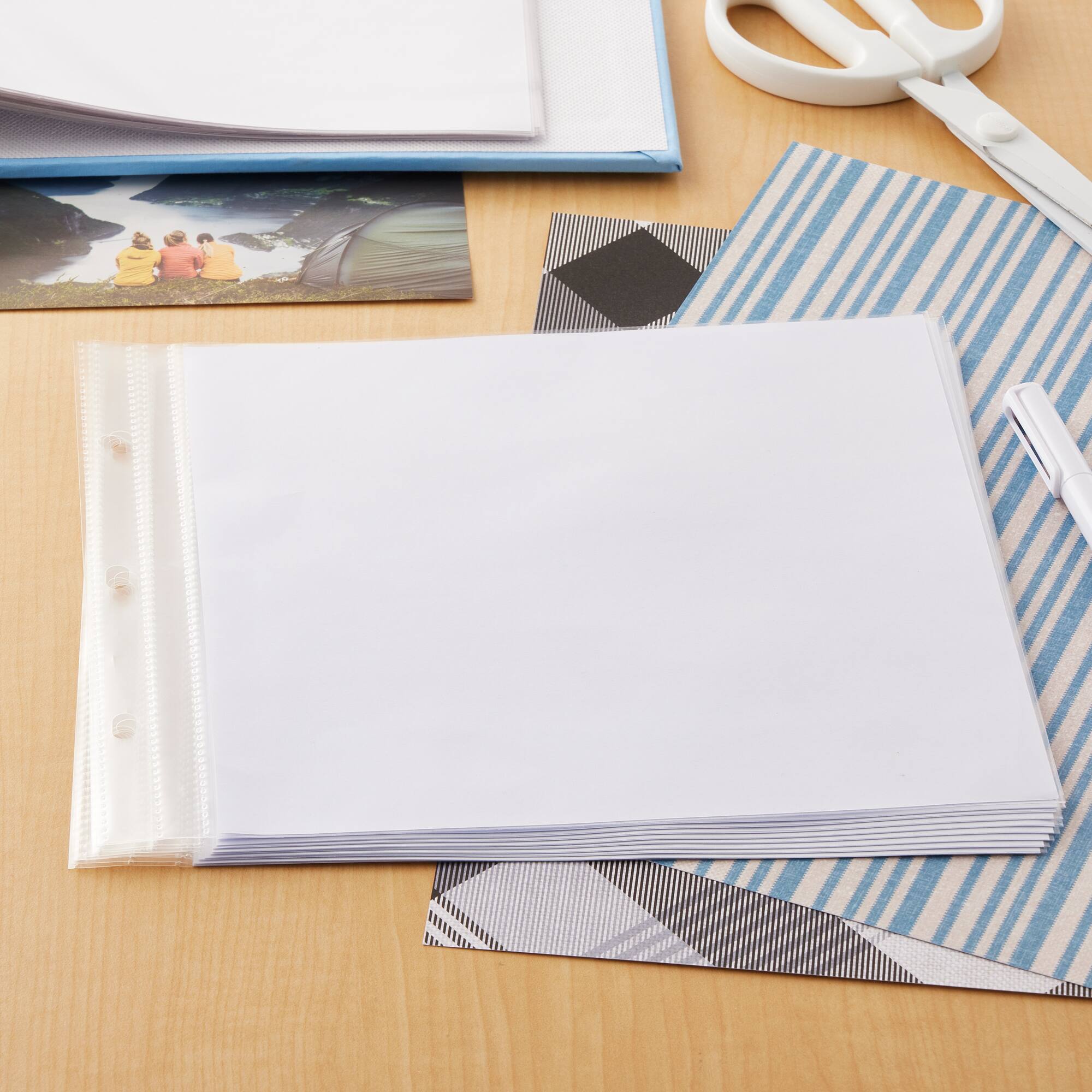12 Packs: 10 ct. (120 total) 8" x 8" Scrapbook Album Refill by Recollections™
